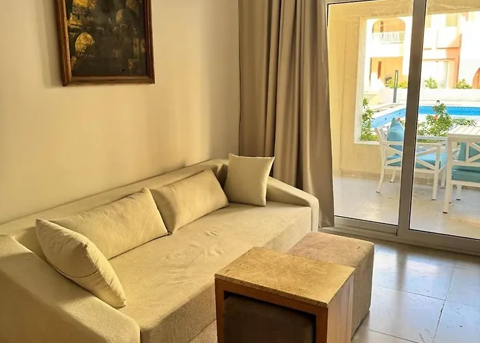 G04 One Bedroom Apart/balcony/fountain View Apartment Hurghada